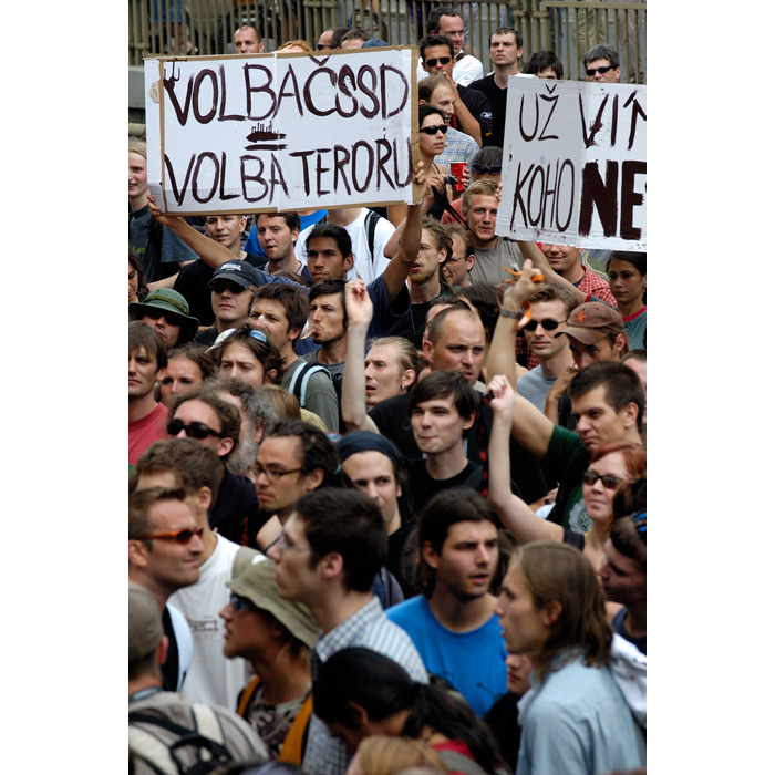 31.7.2005 - protest proti policejn brutalit | protest against police brutality