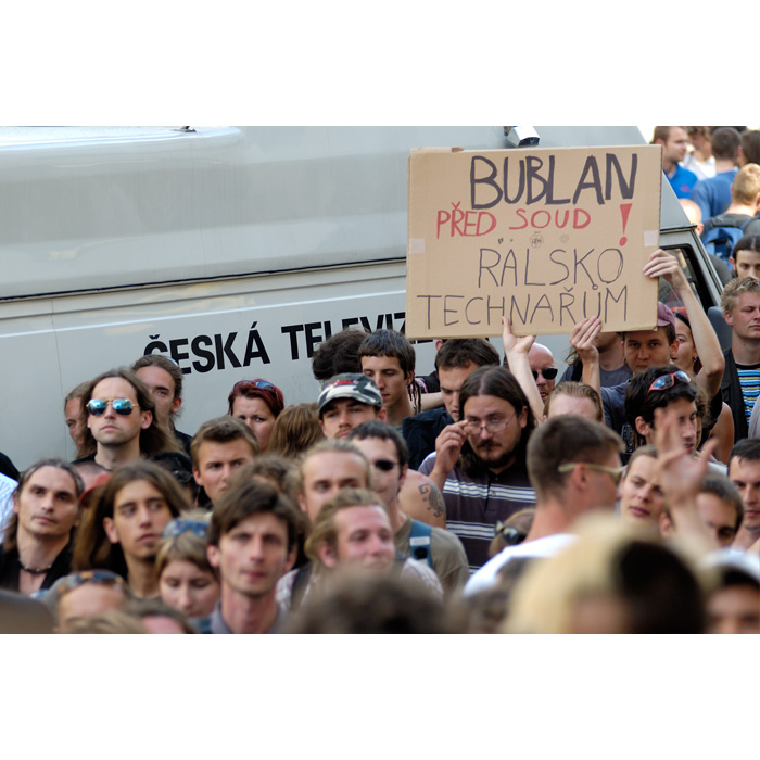 1.8.2005 - protest proti policejn brutalit | protest against police brutality