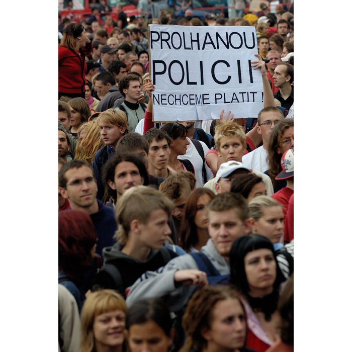 3.8.2005 - protest proti policejn brutalit | protest against police brutality